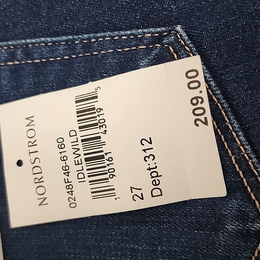 NWT Paige Skyline Skinny In Idlewild Jeans Size 27 - Picture 5 of 6